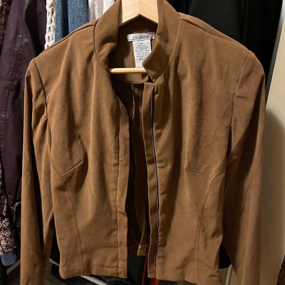 Beige women’s fall jacket